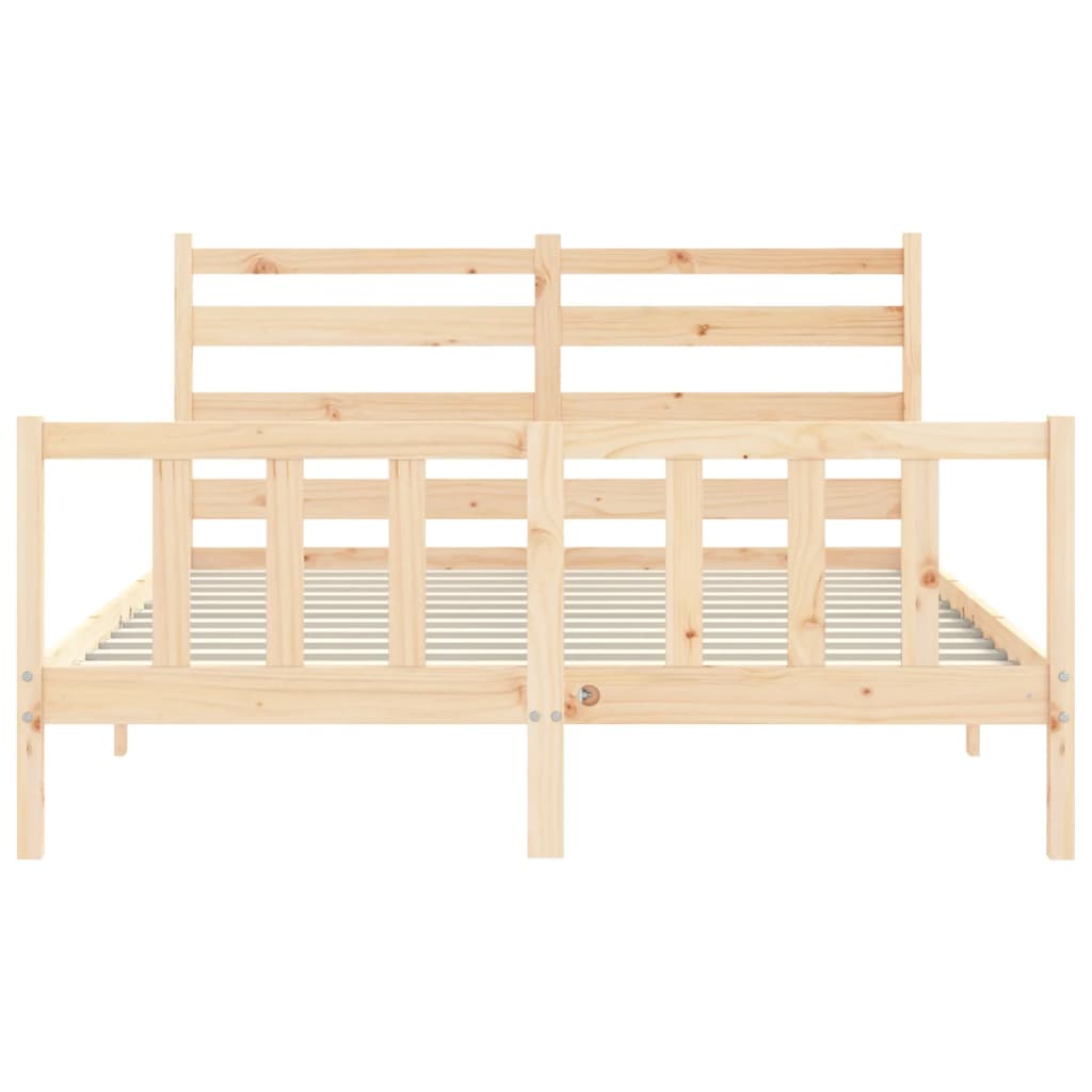 Sengeramme uten madrass 160x200 cm heltre furu