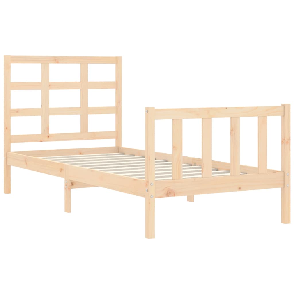 Sengeramme uten madrass 90x190 cm heltre furu