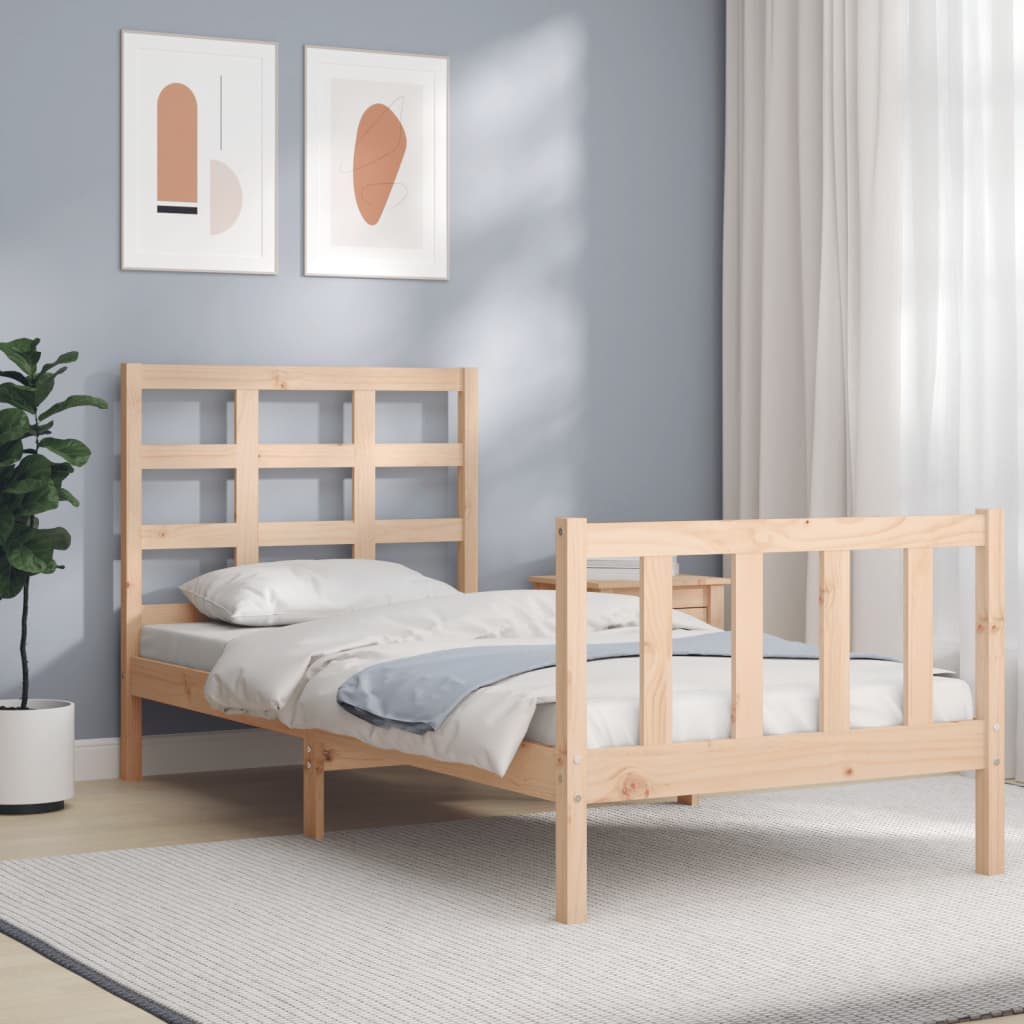 Sengeramme uten madrass 90x190 cm heltre furu
