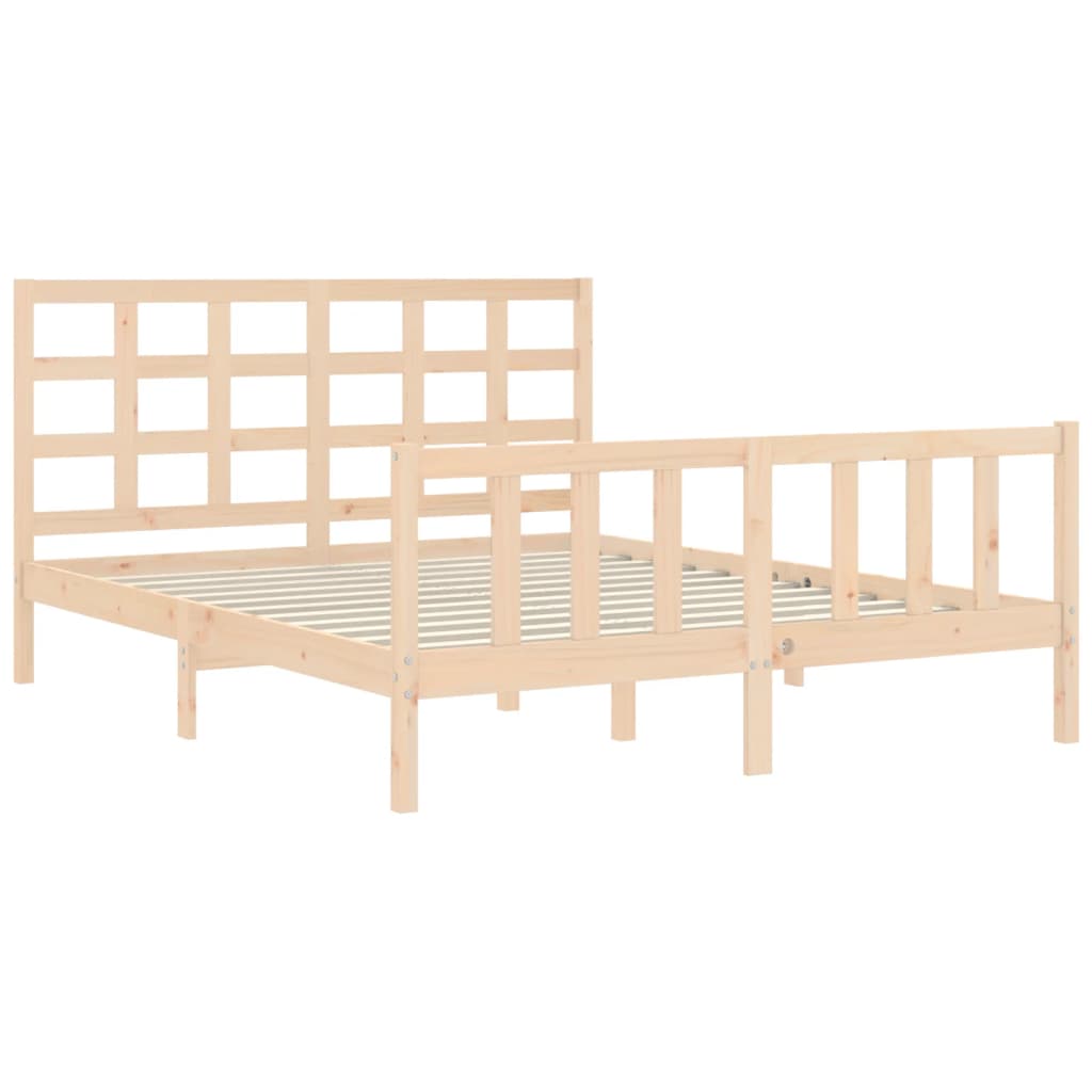 Sengeramme uten madrass 160x200 cm heltre furu
