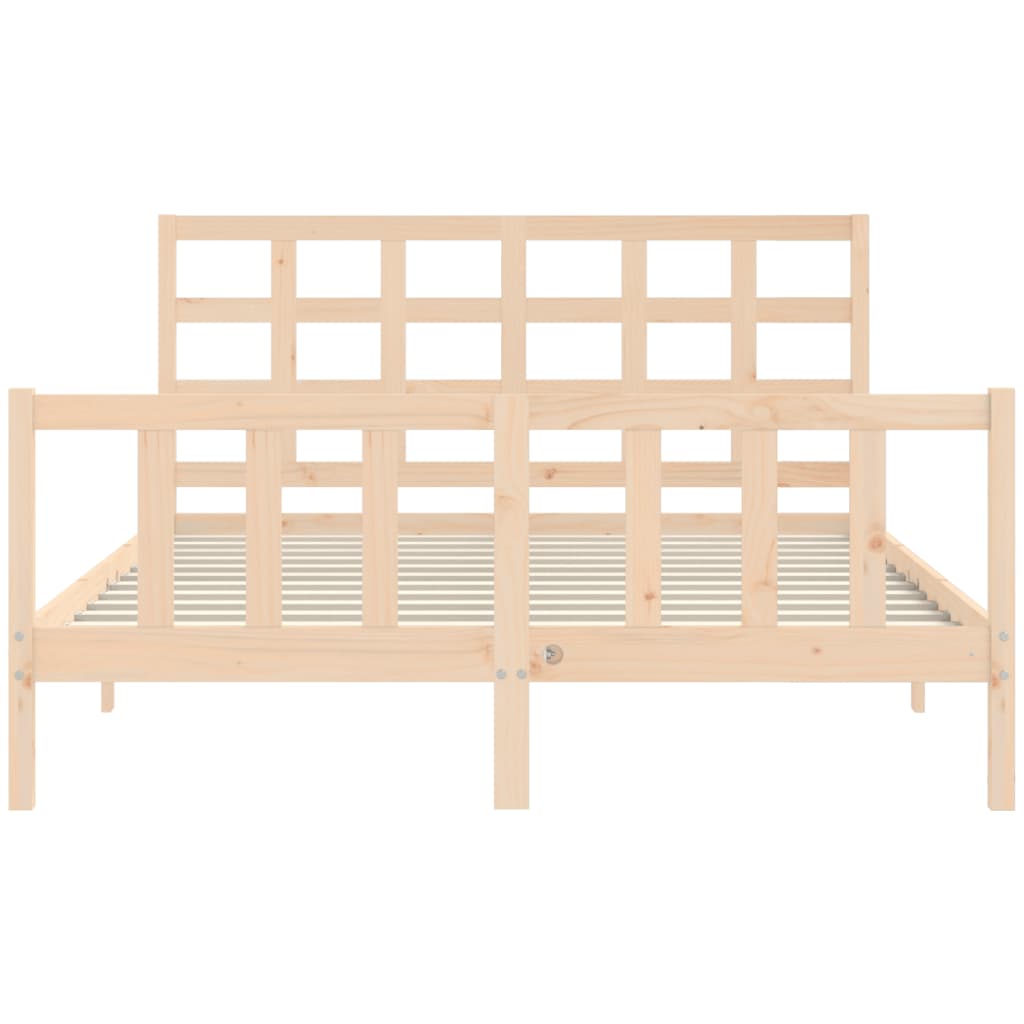 Sengeramme uten madrass 160x200 cm heltre furu
