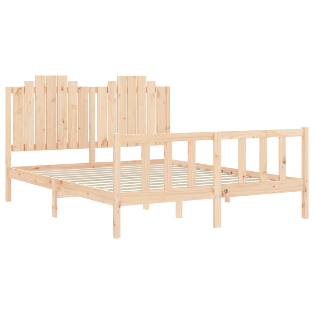 Sengeramme uten madrass 160x200 cm heltre furu