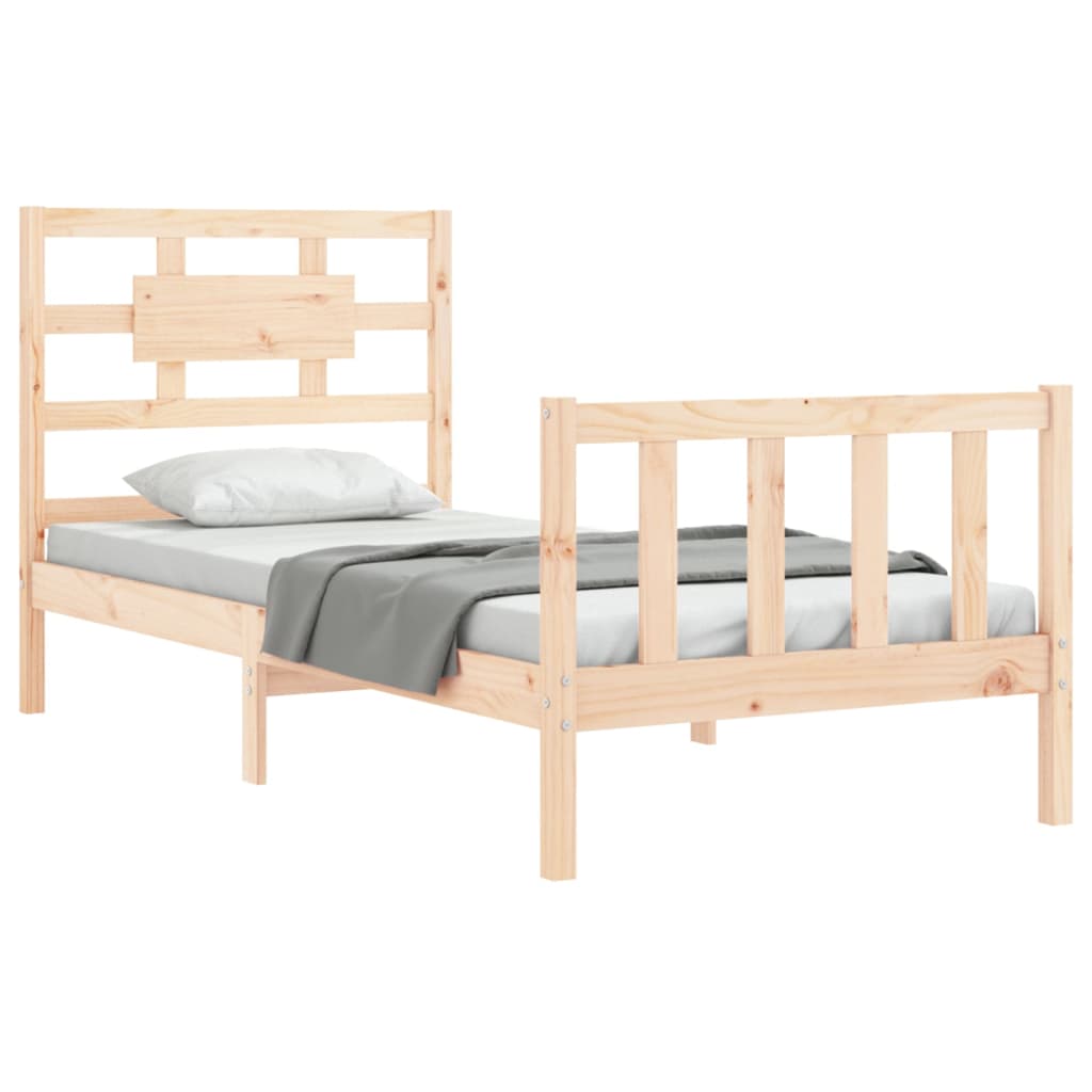 Sengeramme med hodegavl single heltre
