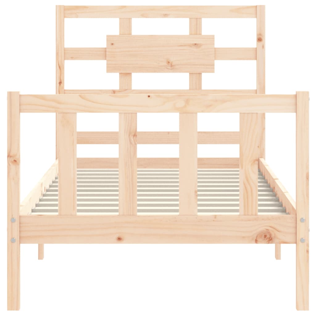 Sengeramme med hodegavl single heltre