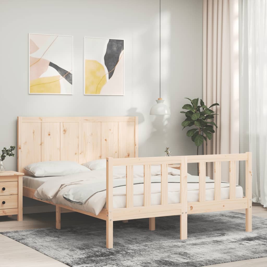 Sengeramme med hodegavl double heltre