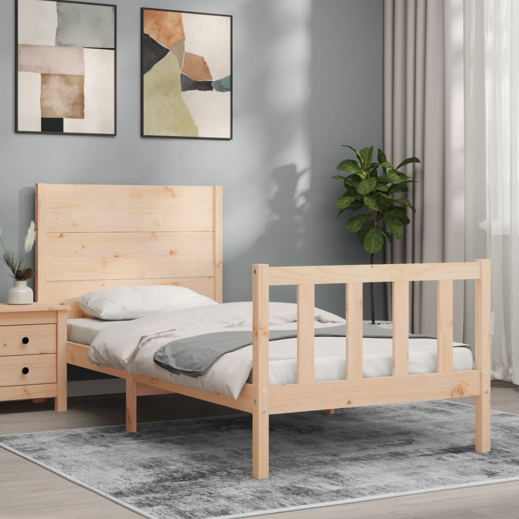 Sengeramme med hodegavl single heltre