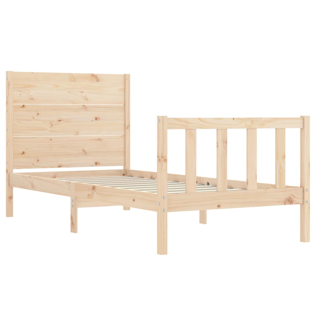 Sengeramme med hodegavl single heltre