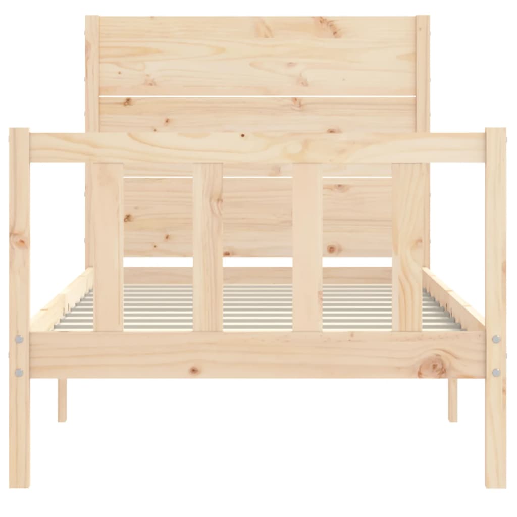 Sengeramme med hodegavl single heltre
