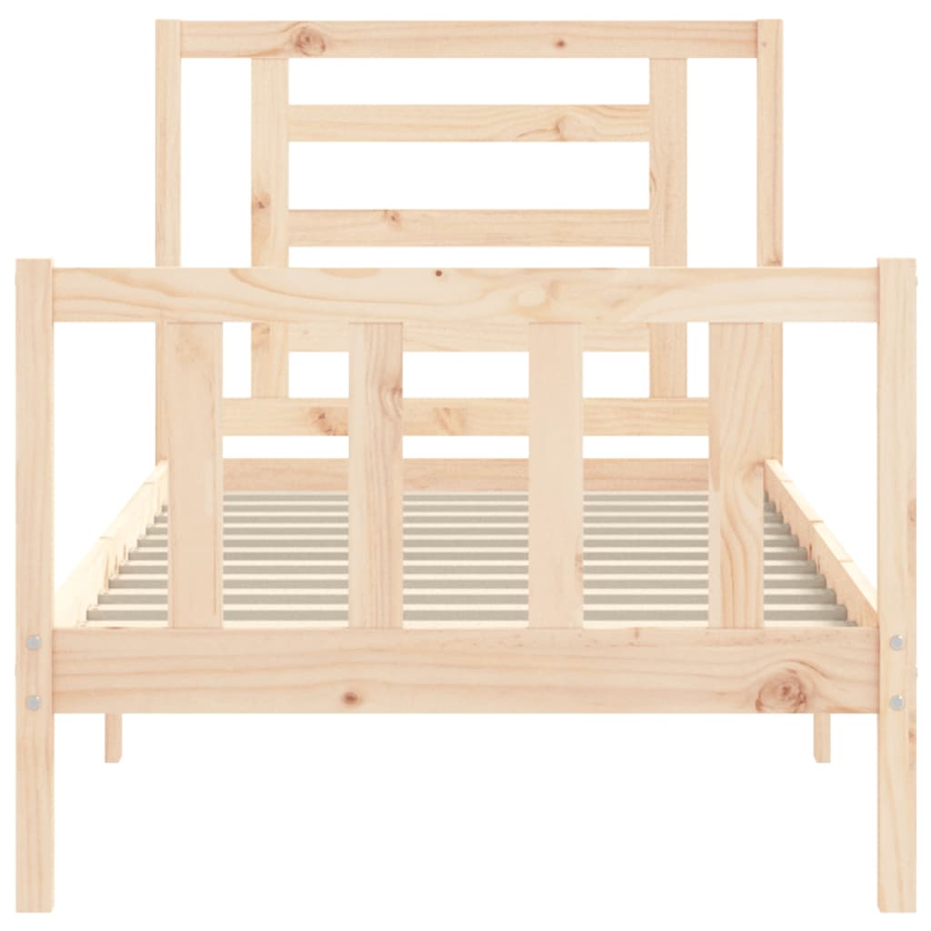 Sengeramme med hodegavl single heltre