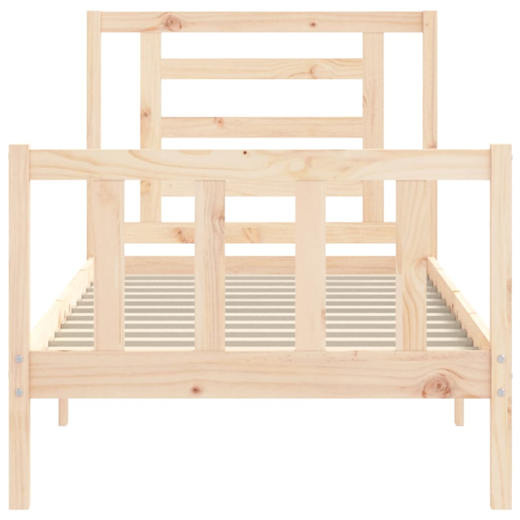 Sengeramme uten madrass 90x200 cm heltre furu