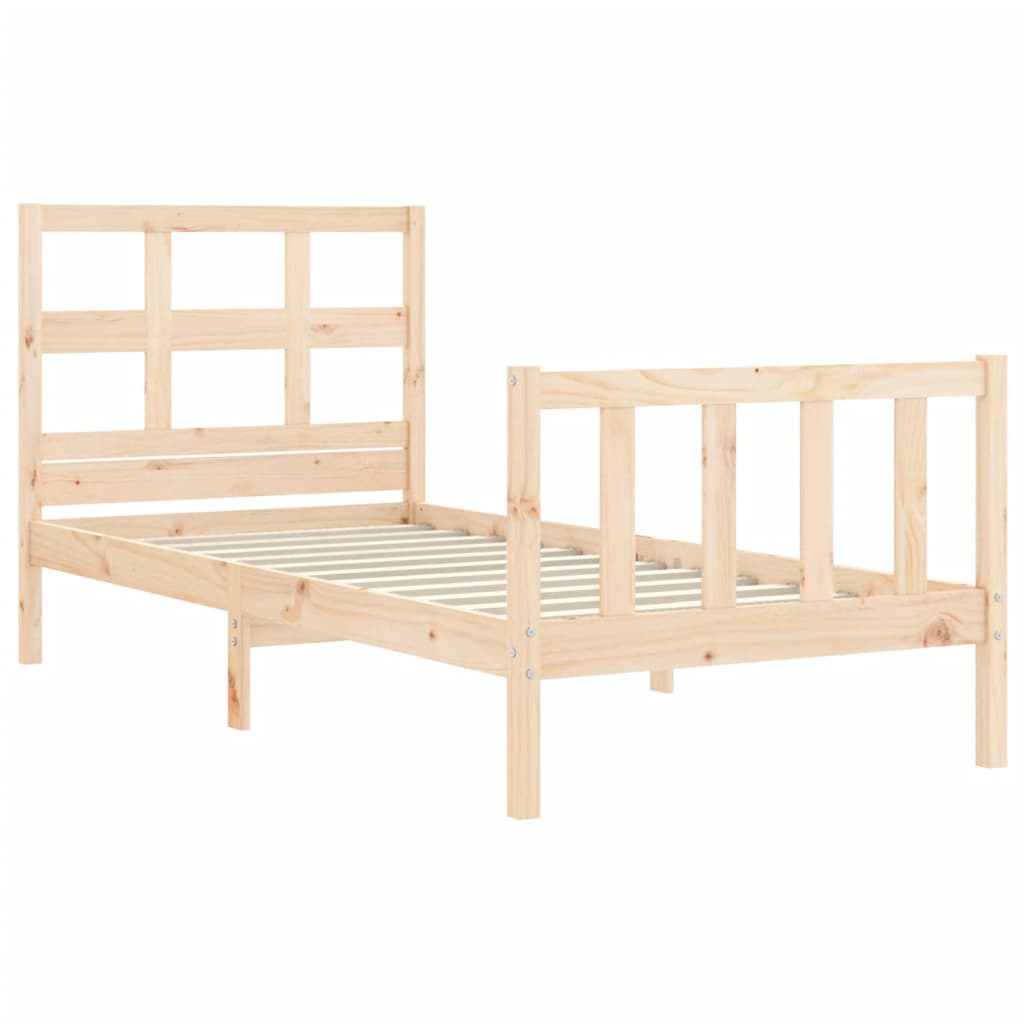 Sengeramme med hodegavl single heltre