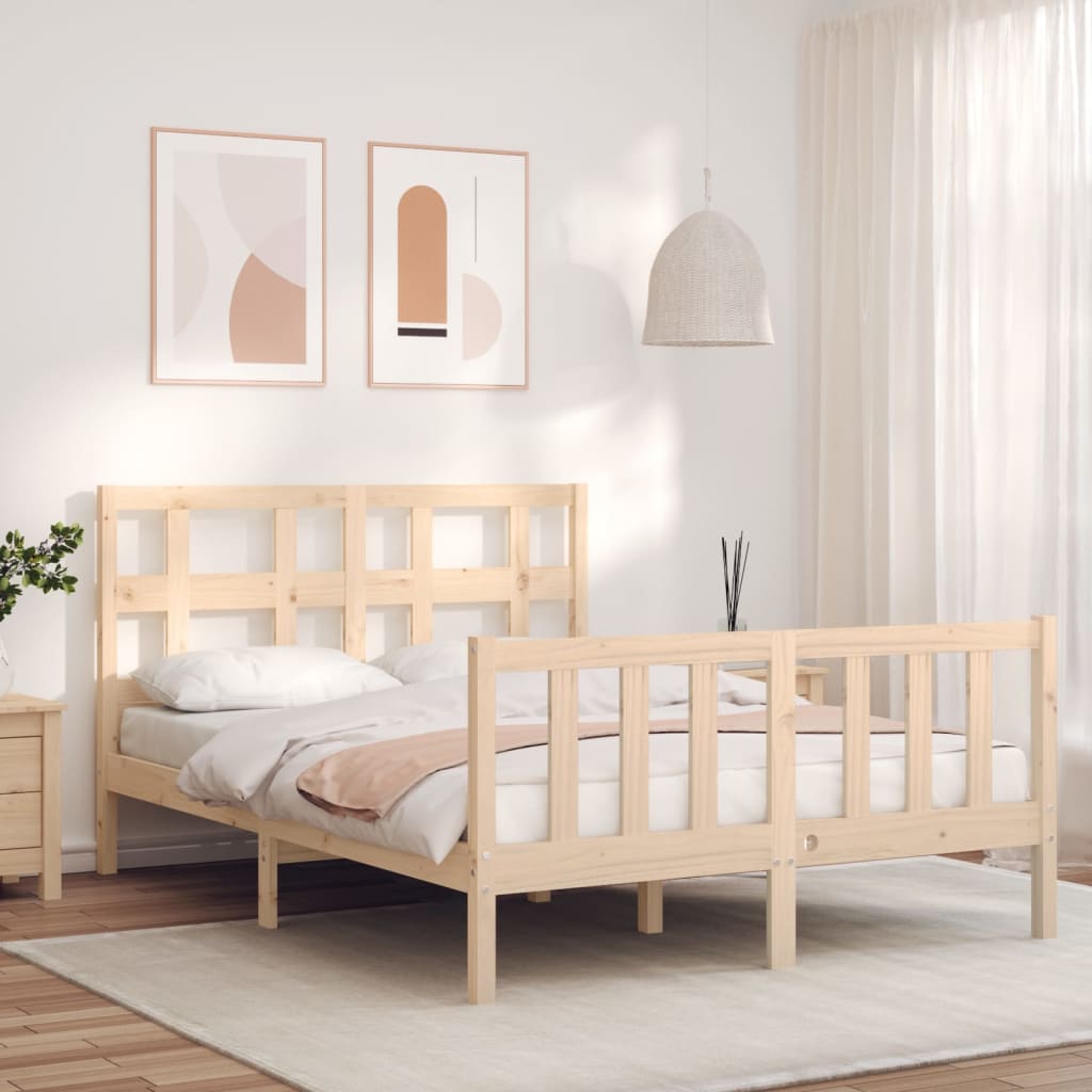 Sengeramme med hodegavl double heltre