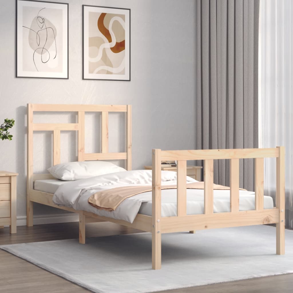 Sengeramme med hodegavl single heltre