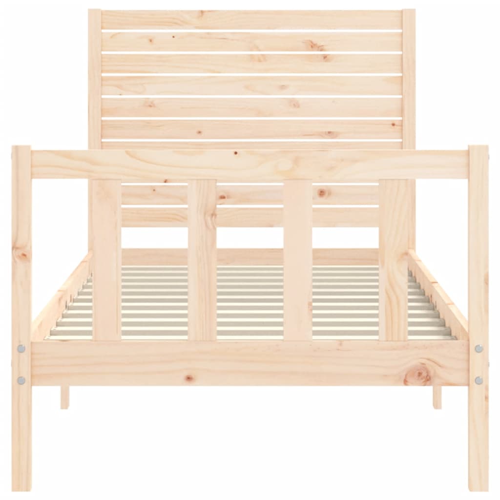 Sengeramme med hodegavl single heltre