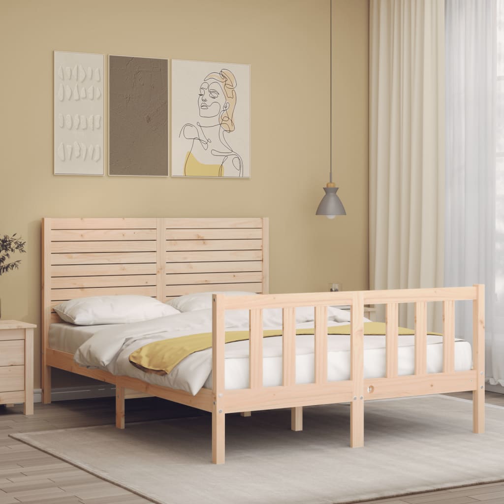 Sengeramme med hodegavl double heltre