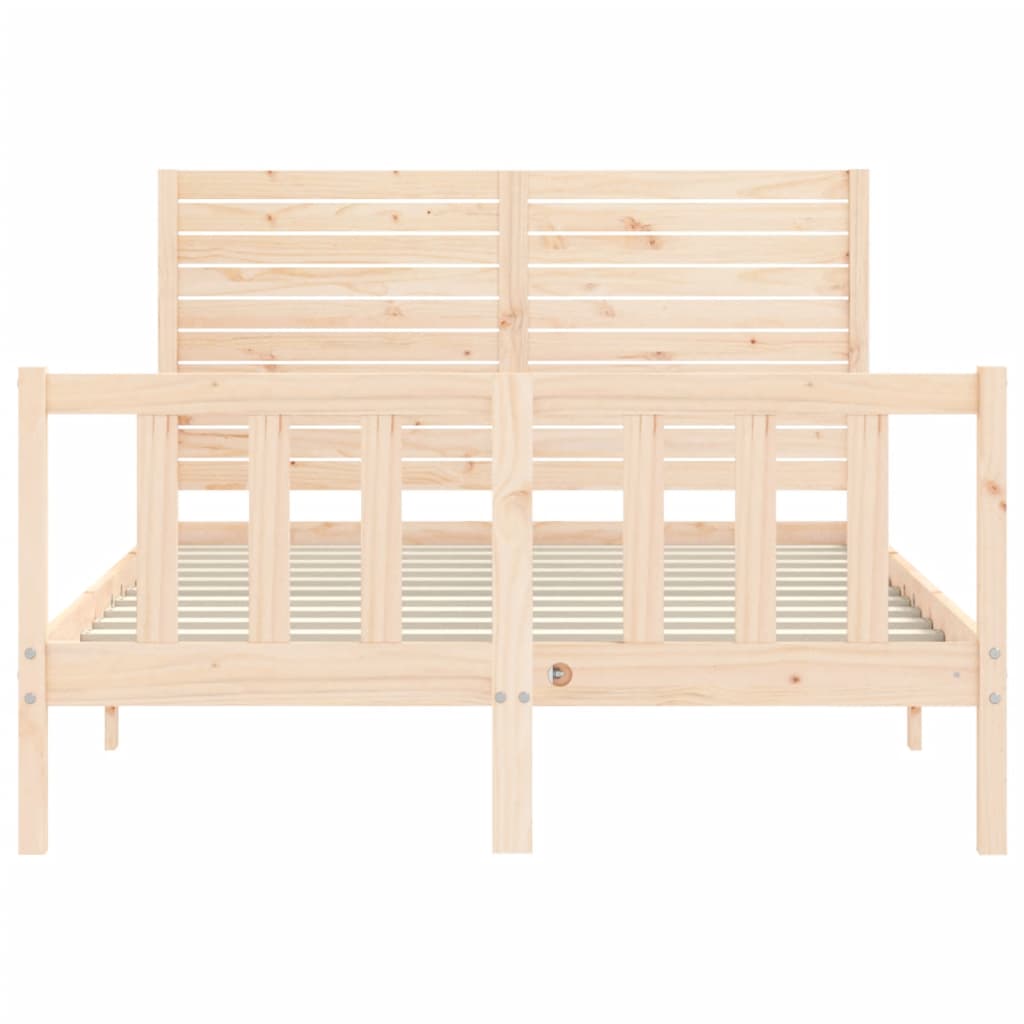 Sengeramme med hodegavl double heltre