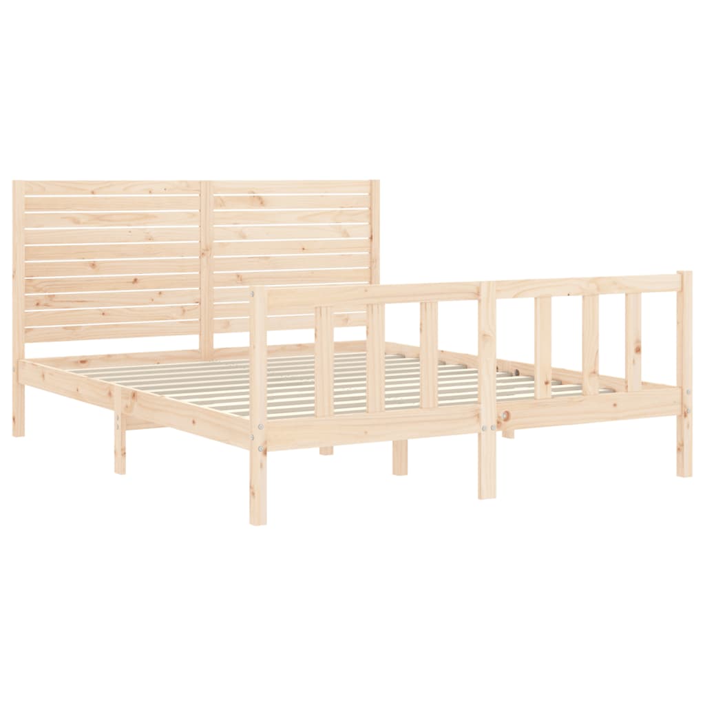 Sengeramme uten madrass 160x200 cm heltre furu