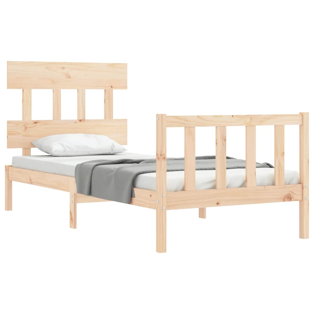 Sengeramme med hodegavl single heltre