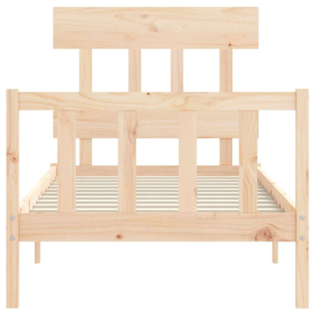 Sengeramme med hodegavl single heltre