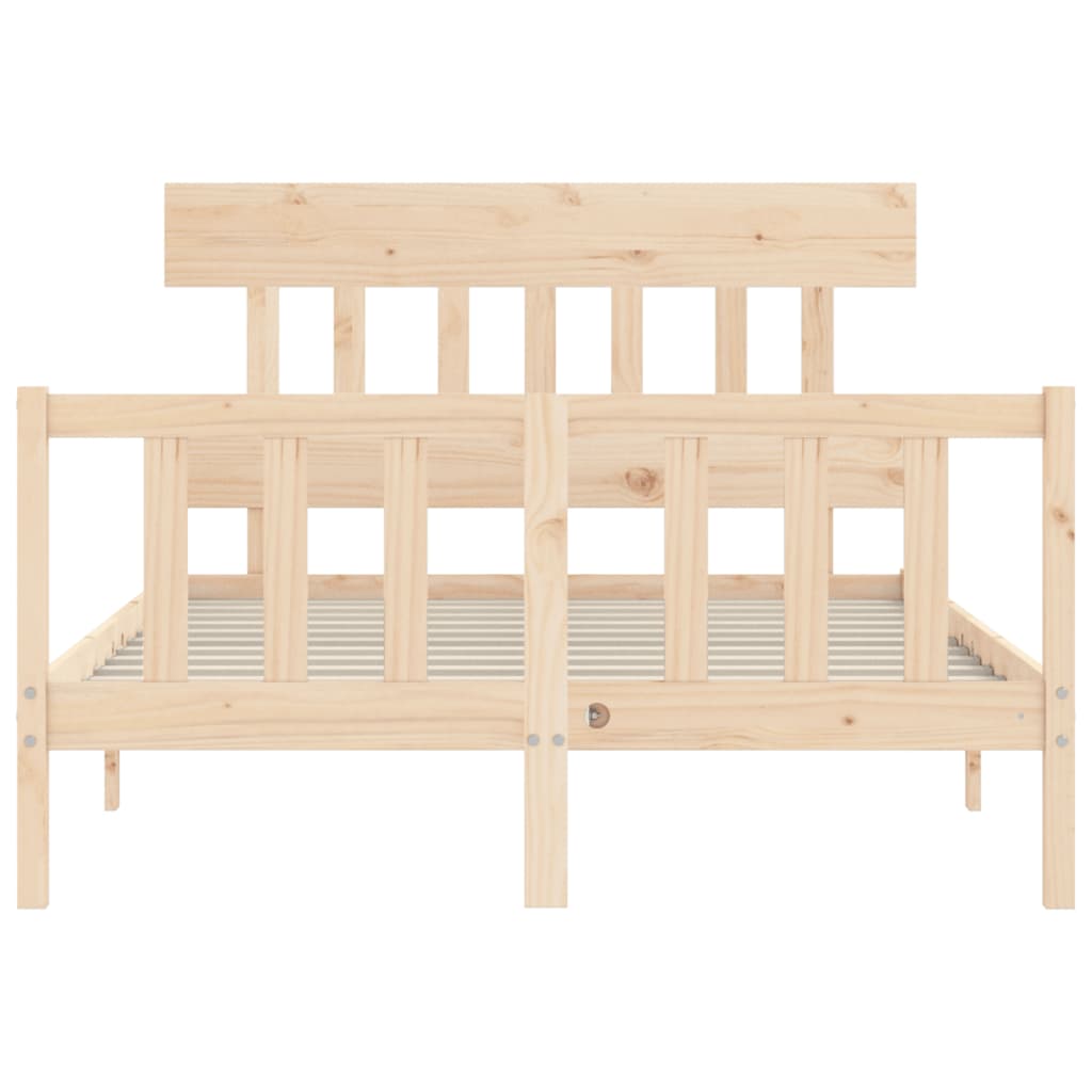 Sengeramme med hodegavl double heltre