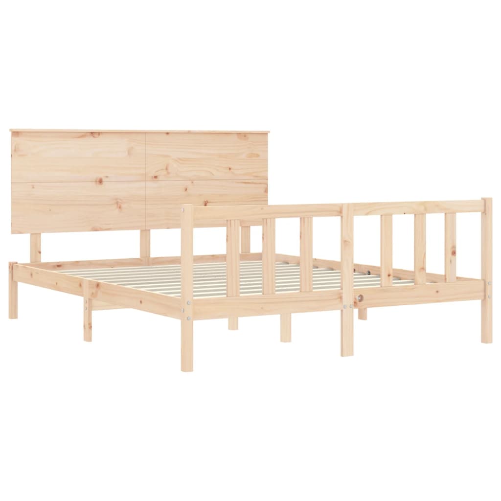 Sengeramme uten madrass 160x200 cm heltre furu