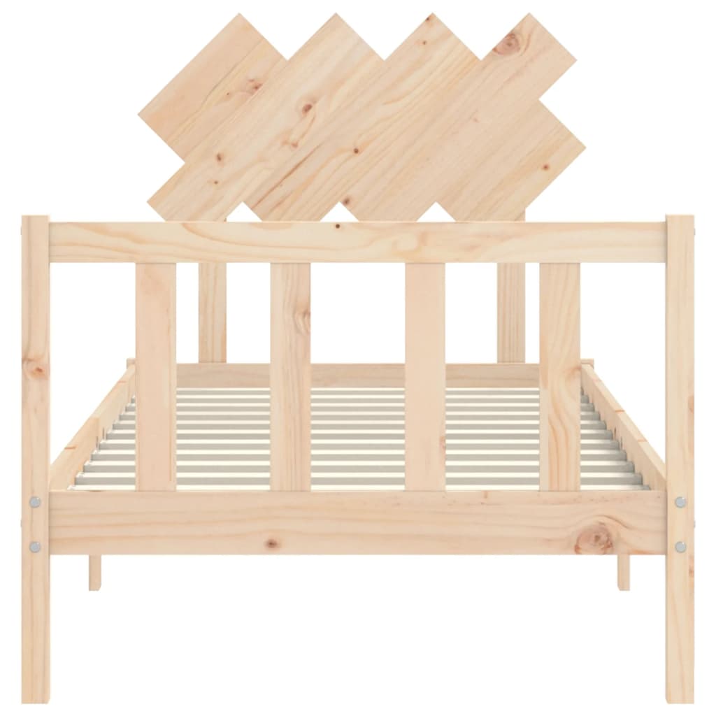 Sengeramme med hodegavl single heltre