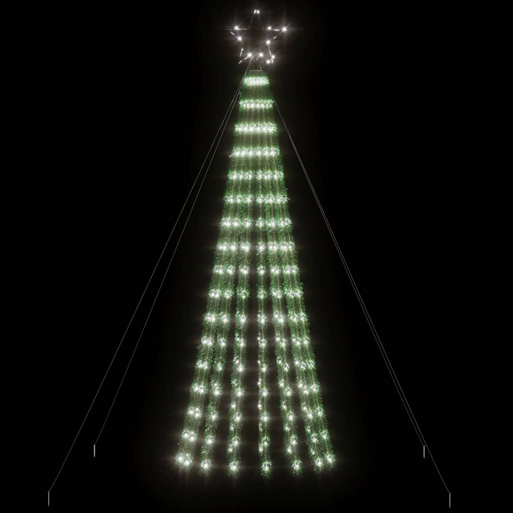 LED Juletre 275 LEDs Kald Hvit 180 cm