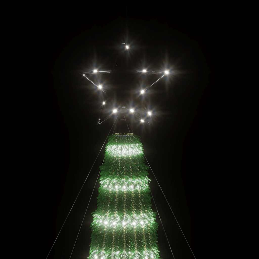 LED Juletre 275 LEDs Kald Hvit 180 cm