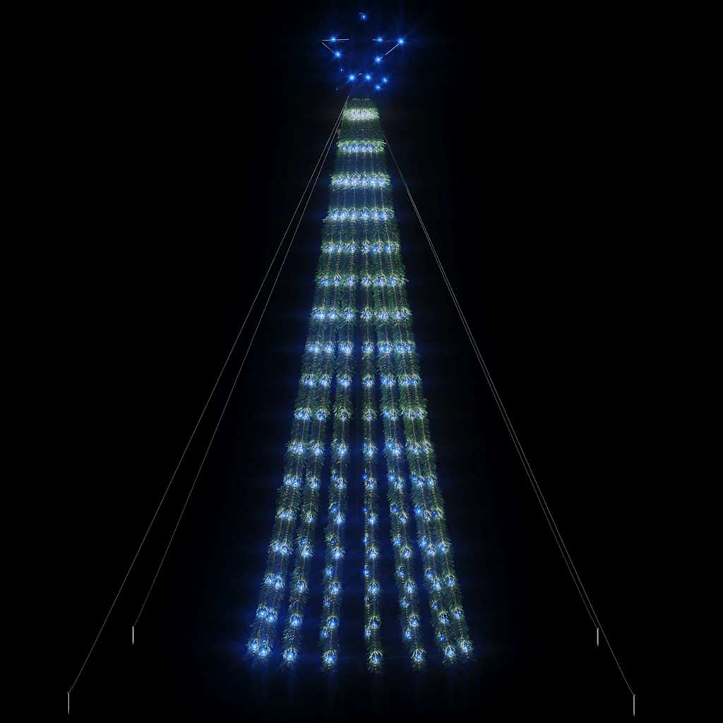 LED Juletre 275 LEDs Blå 180 cm