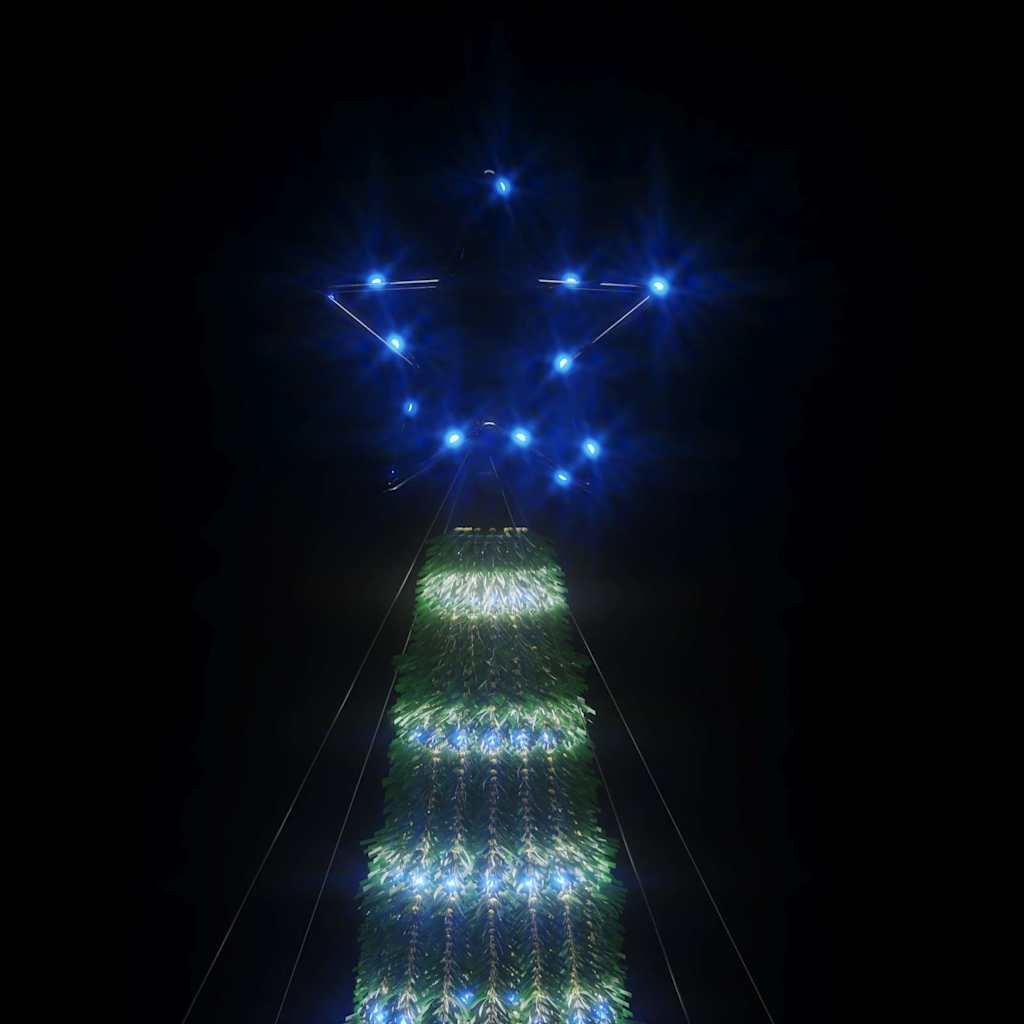 LED Juletre 275 LEDs Blå 180 cm