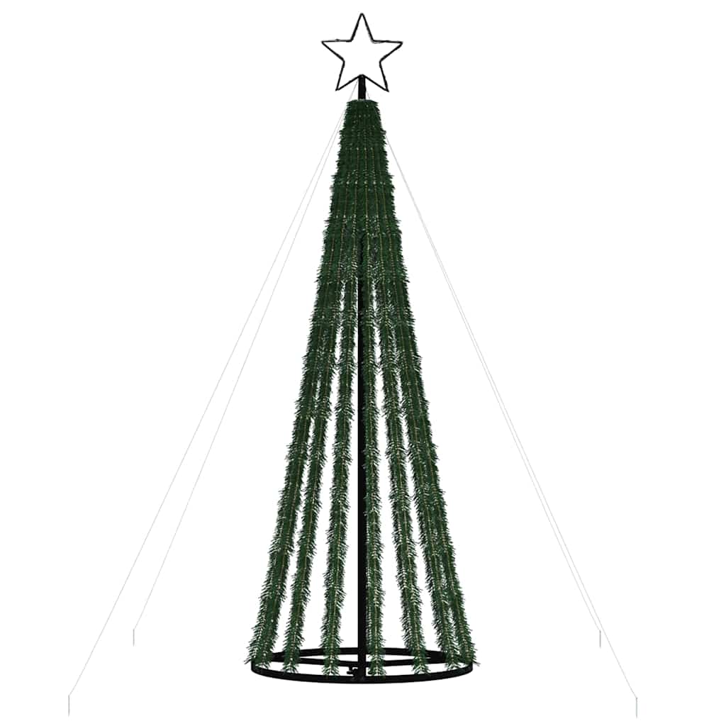 LED juletre 275 LEDs Fargerike 180 cm