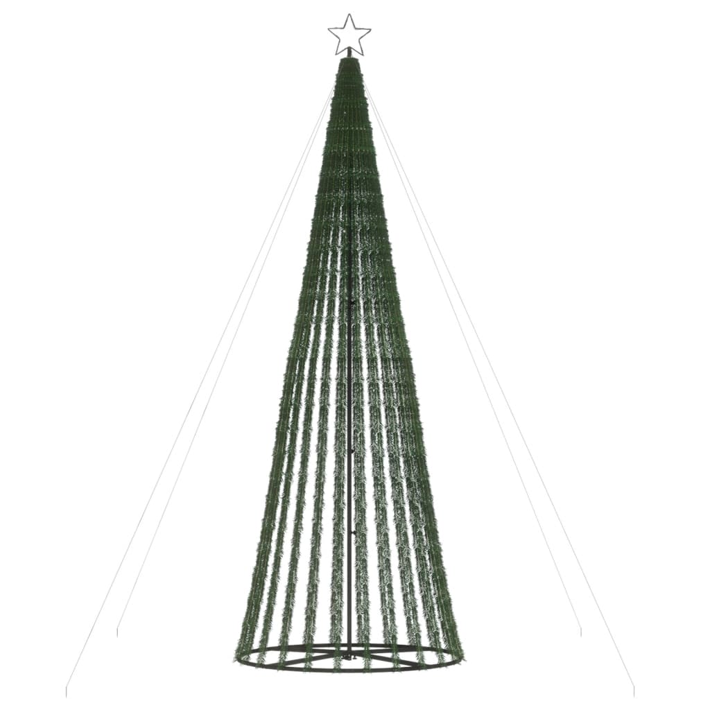 LED juletre 688 LEDs Fargerike 300 cm