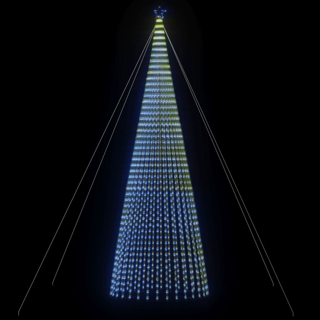LED Juletre 1544 LEDs Blå 500 cm
