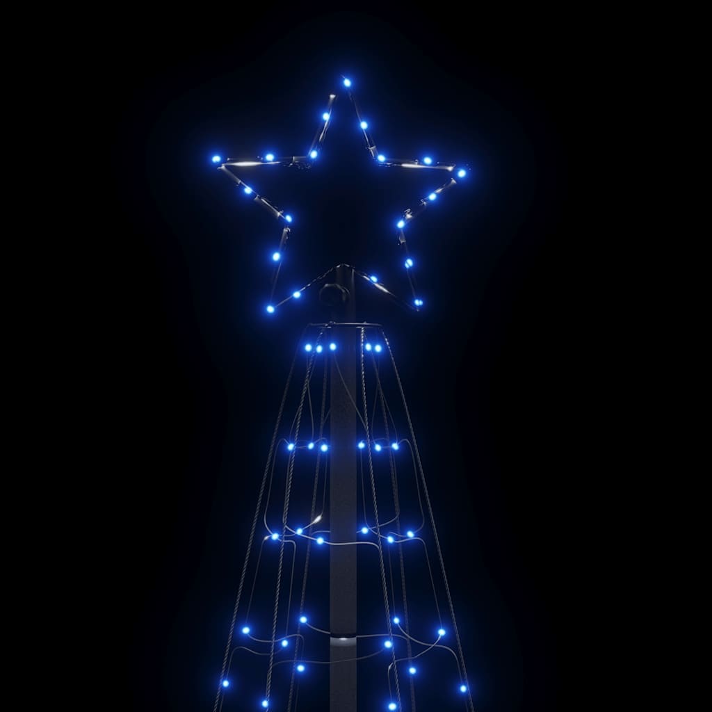LED Juletre med Spikes 220 LEDs Blå 180 cm