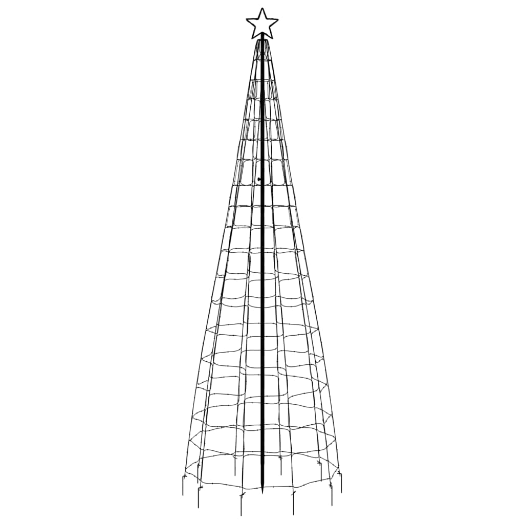 LED Juletre med Spikes 570 LEDs Varm Hvit 300 cm