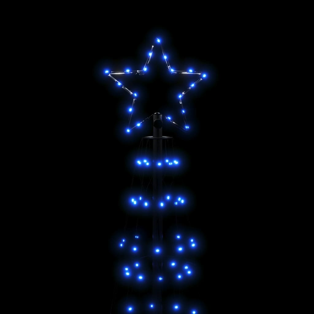 LED Juletre med Spikes 570 LEDs Blå 300 cm