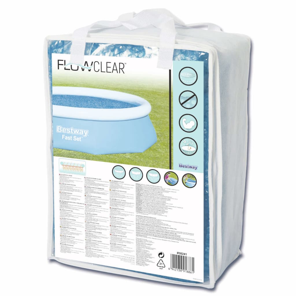 Bestway Soldrevet bassengtrekk Flowclear 305 cm