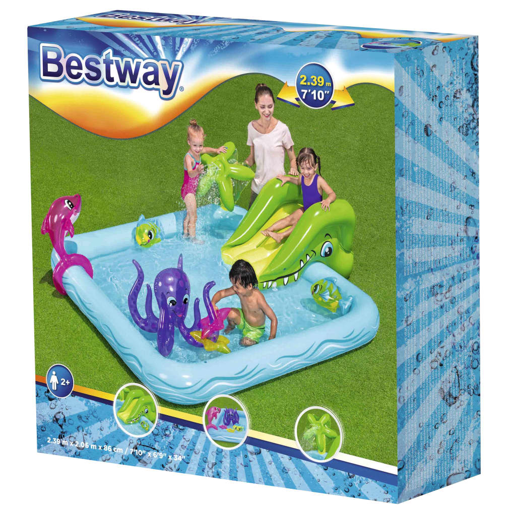 Bestway Fantastisk akvariebasseng 239x206x86 cm