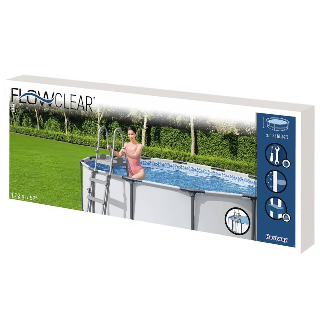 Bestway Bassengstige Flowclear 4-trinns 132 cm