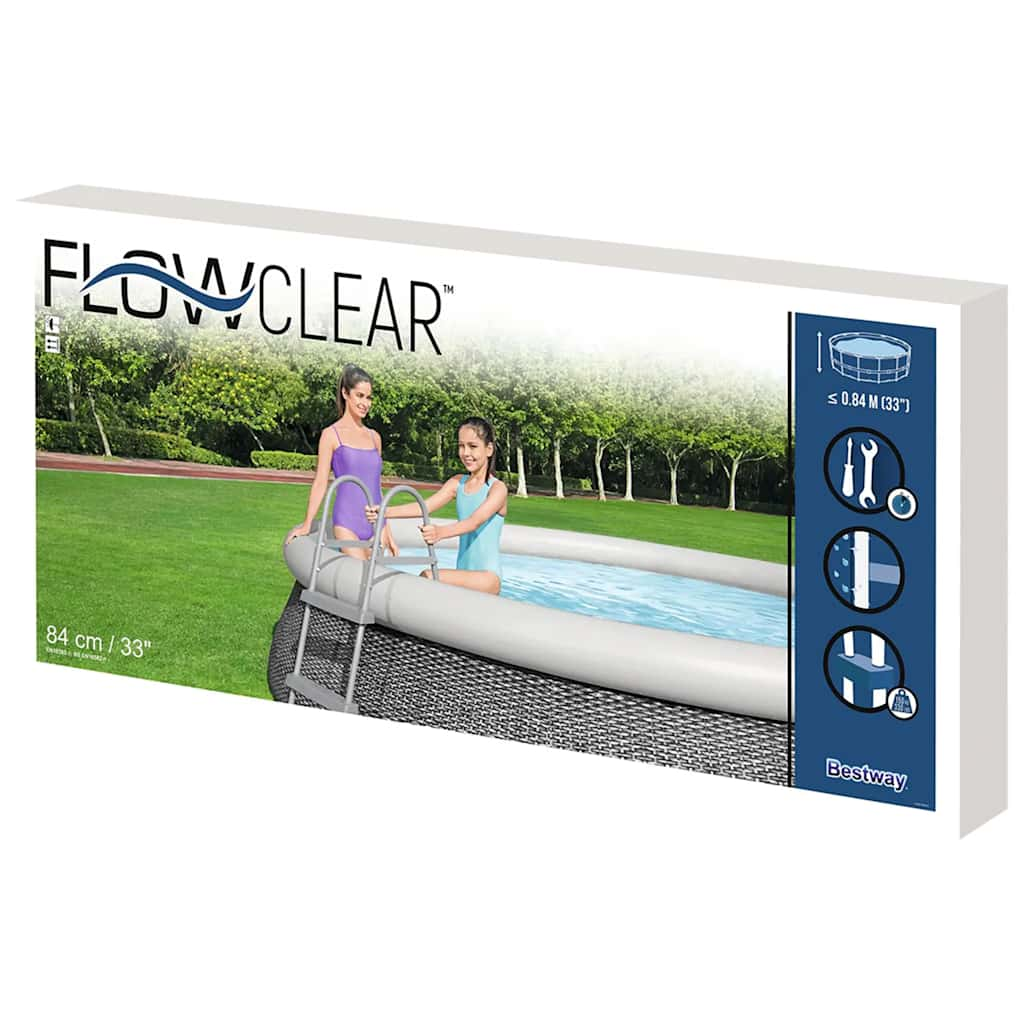 Bestway Bassengstige 2-trinns Flowclear 84 cm