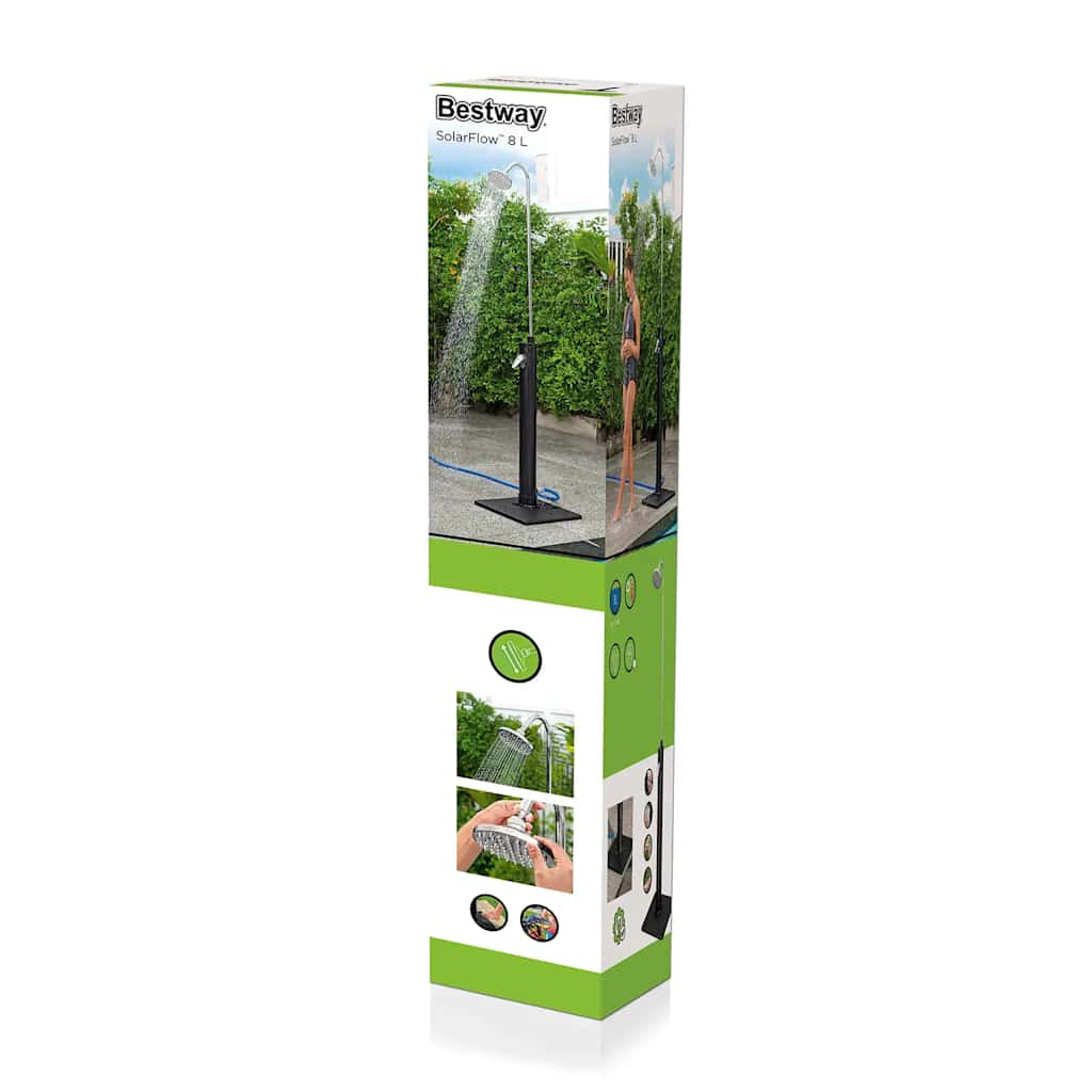 Bestway SolarFlow Utedusj svart 8 L