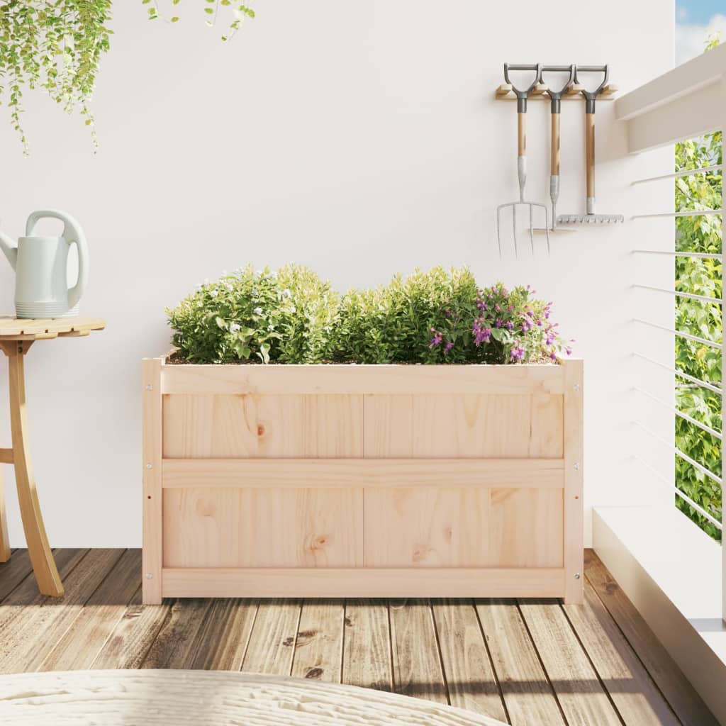 Hageplantekasse 90x50x50 cm heltre furu