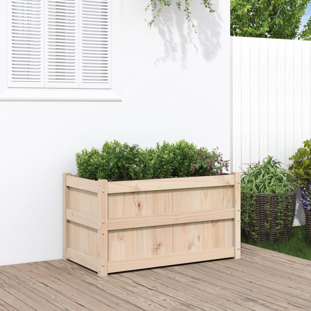 Hageplantekasse 90x50x50 cm heltre furu