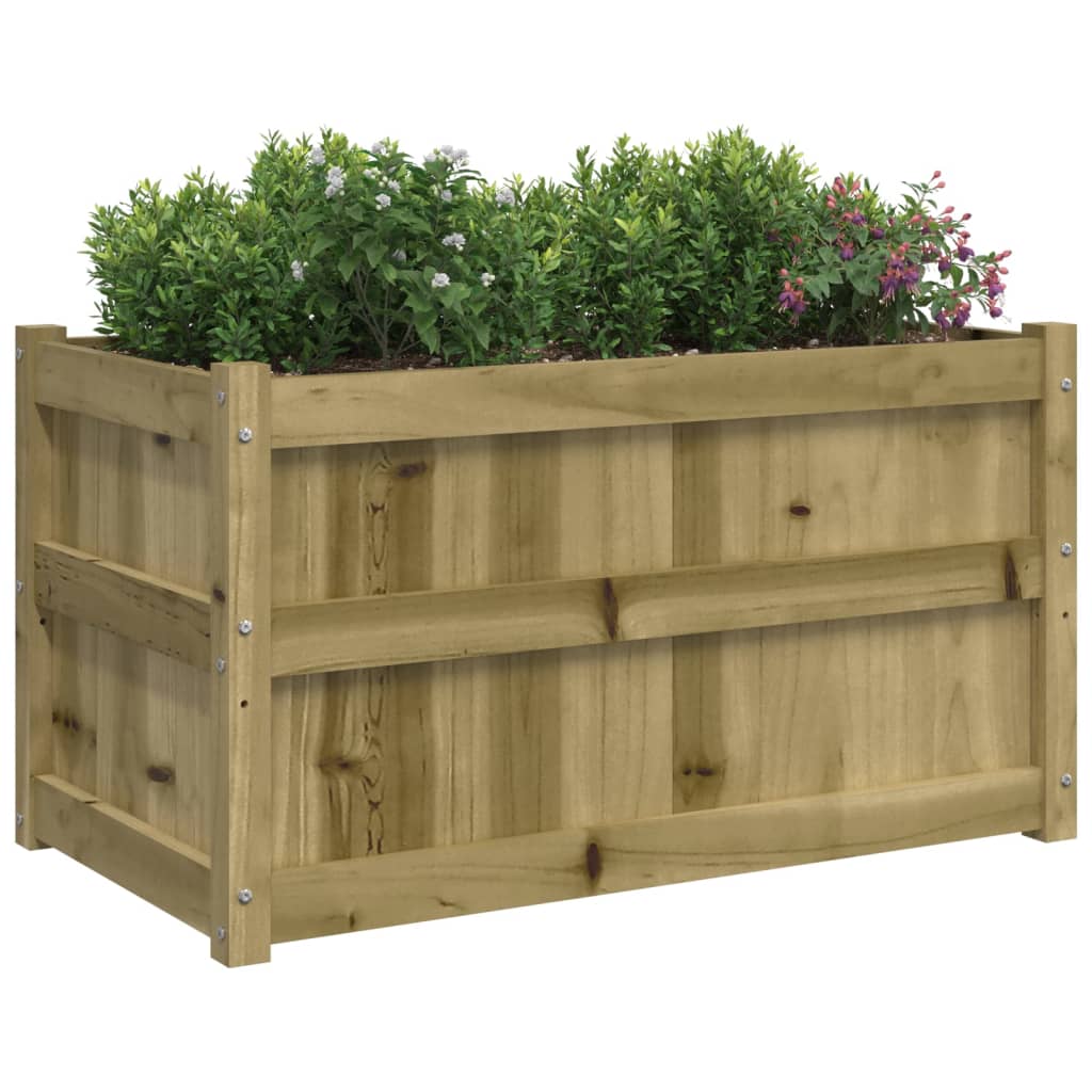 Hageplantekasse 90x50x50 cm impregnert furu