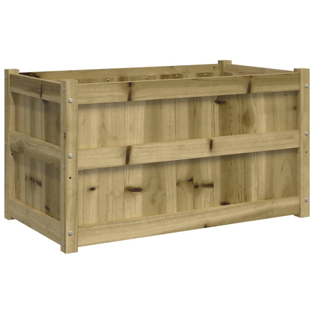 Hageplantekasse 90x50x50 cm impregnert furu