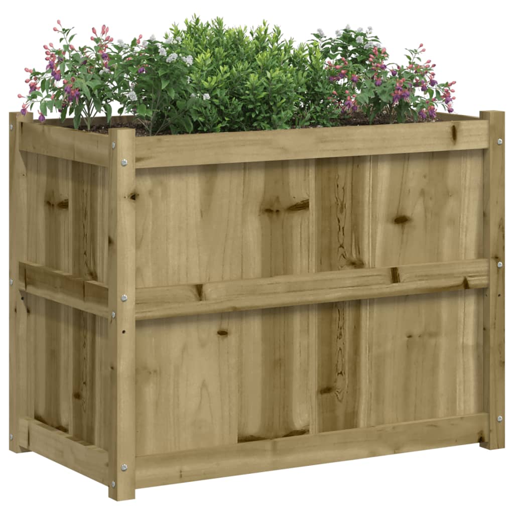 Hageplantekasse 90x50x70 cm impregnert furu