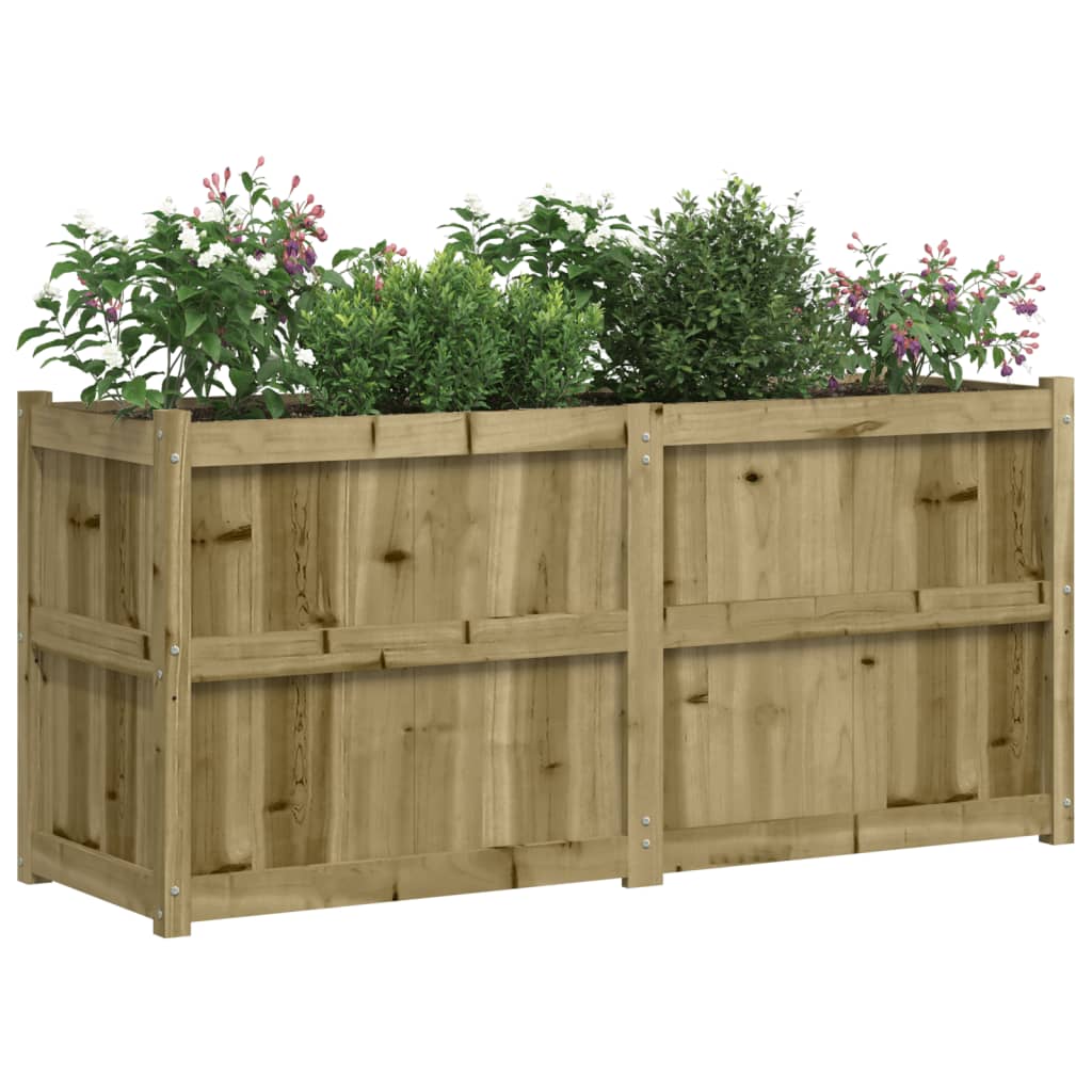 Hageplantekasse 150x50x70 cm impregnert furu