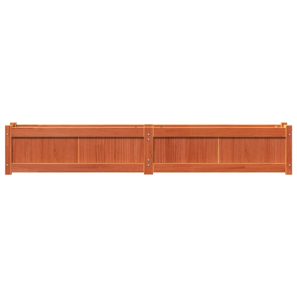 Hageplantekasse voksbrun 180x31x31 cm heltre furu