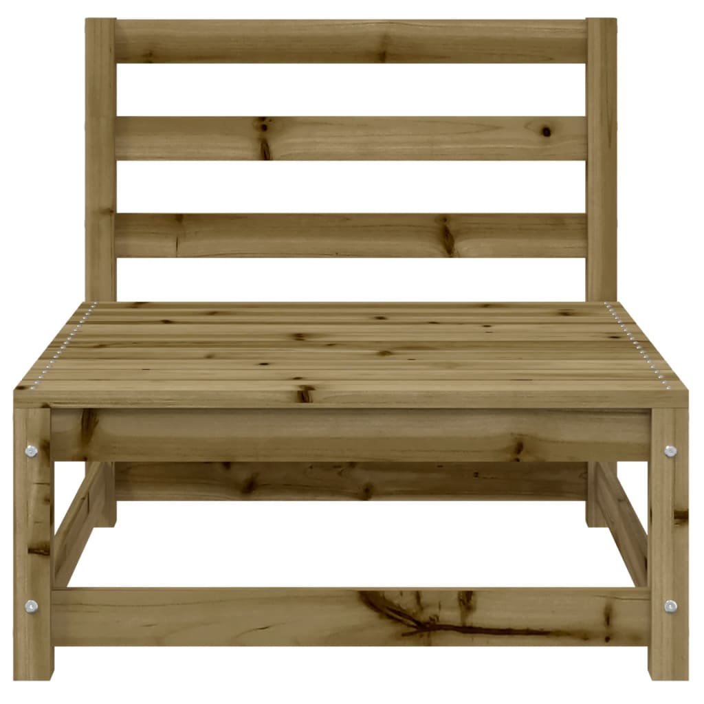 Hagesofa uten armlener 70x70x67 cm impregnert furu