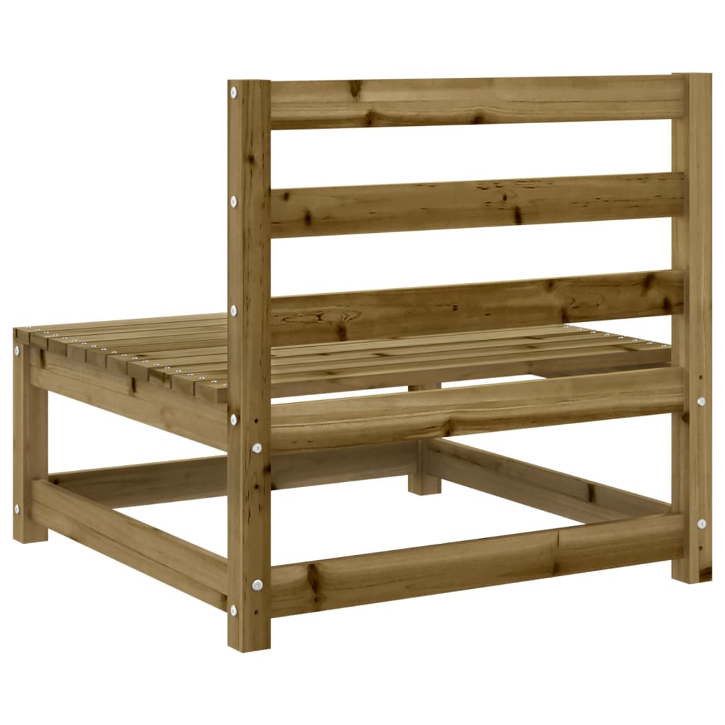 Hagesofa uten armlener 70x70x67 cm impregnert furu
